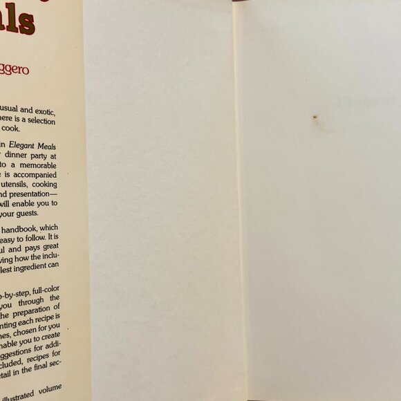 ELEGANT MEALS~~Fine Dining Cookbook~~82 Delicious Meals for Special Occasion HC - Picture 12 of 13